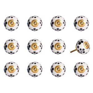 Knob-It Home Decor Classic Cabinet & Drawer Knobs | 12-Piece | K000009